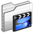 Movies Folder white icon